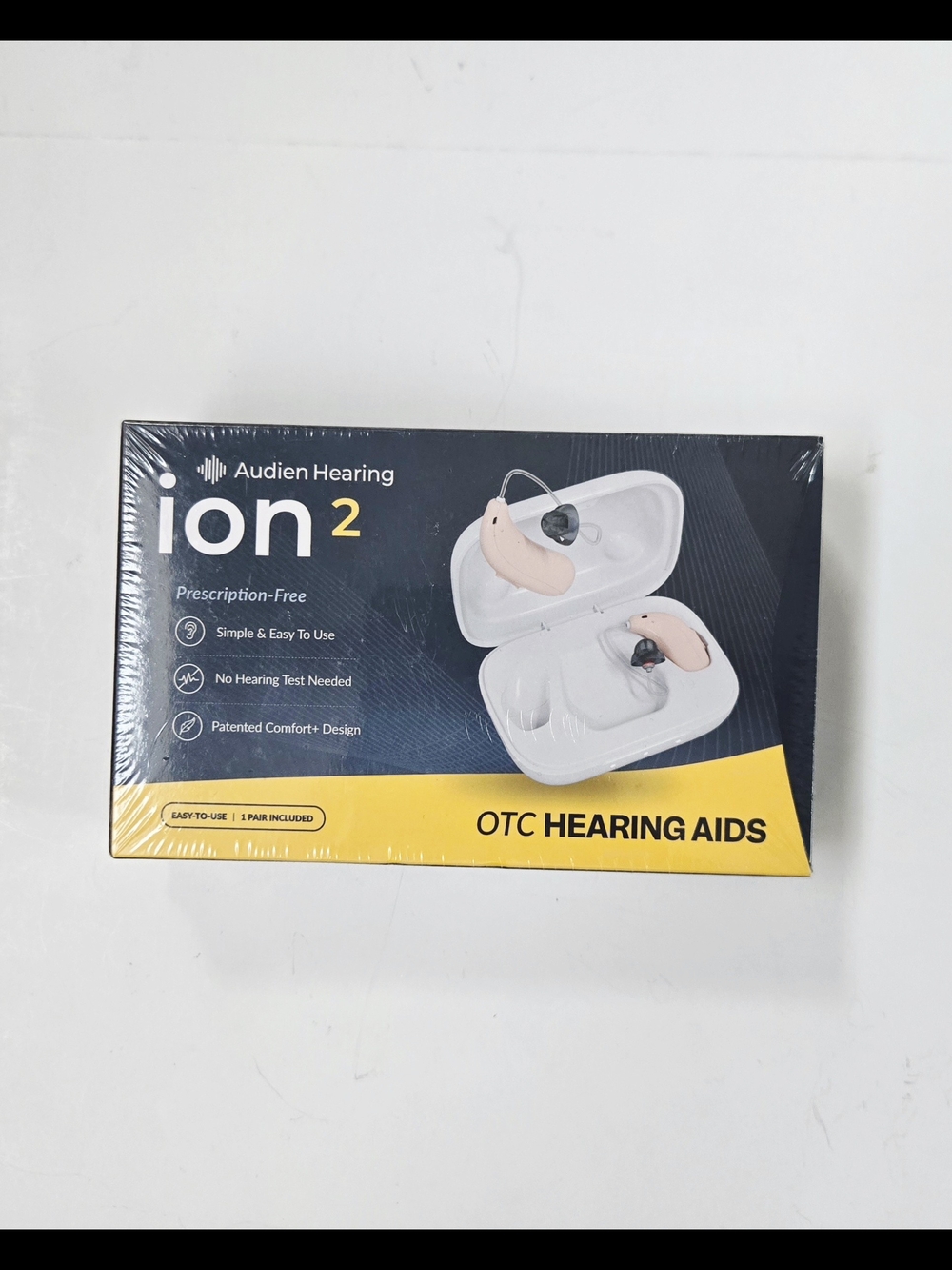Audien Hearing Ion 2 OTC Rechargeable Hearing Aids – New Sealed